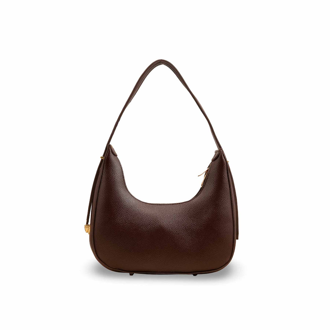 Coffee Formal Shoulder Bag For Ladies P56244