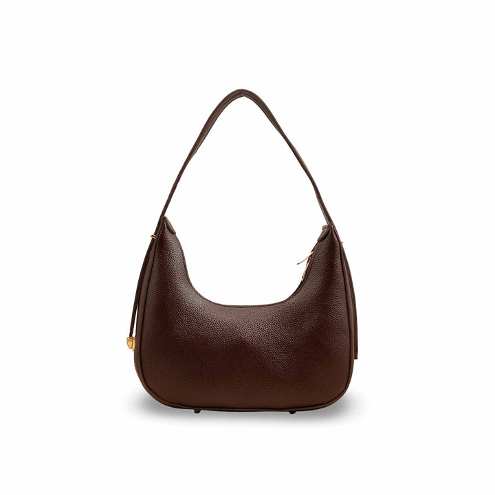Coffee Formal Shoulder Bag For Ladies P56244