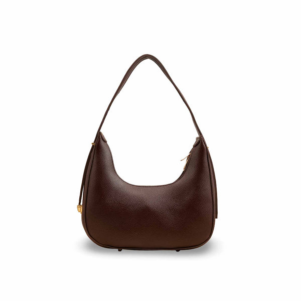 Coffee Formal Shoulder Bag For Ladies P56244