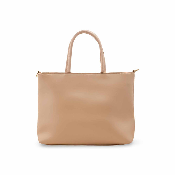 Beige Casual Hand Bag For Ladies P56247