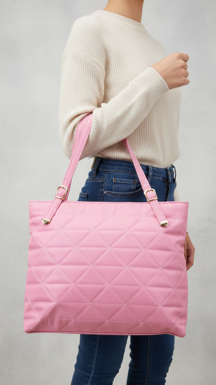 Pink Casual Hand Bag For Women P56248