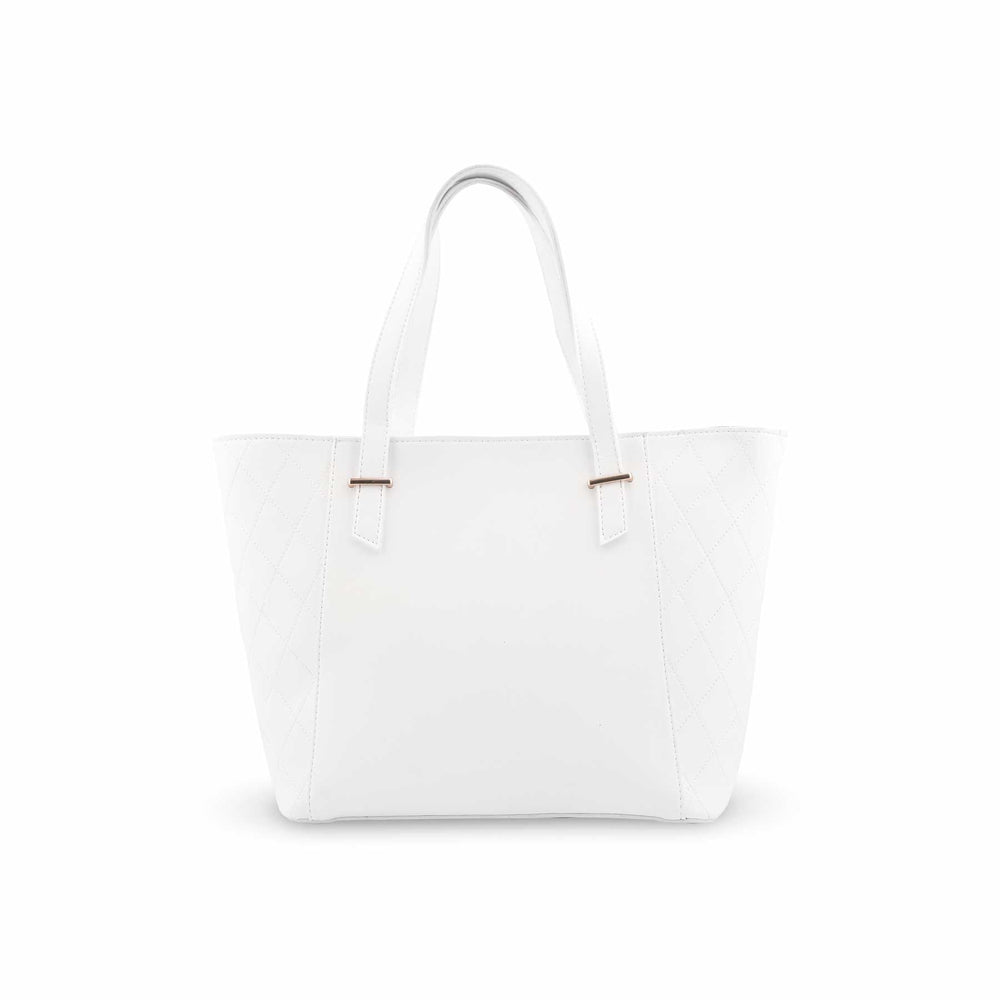 White Casual Shoulder Bag For Women P56250