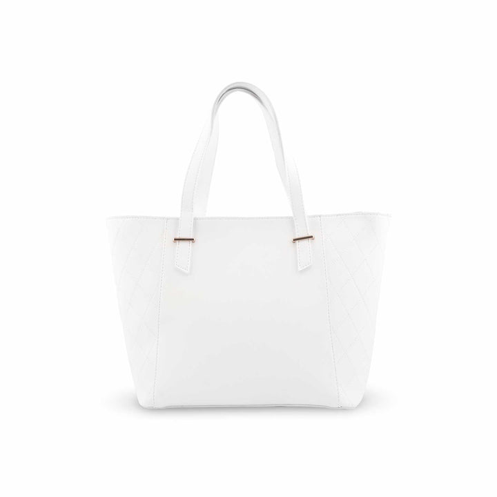 White Casual Shoulder Bag For Women P56250