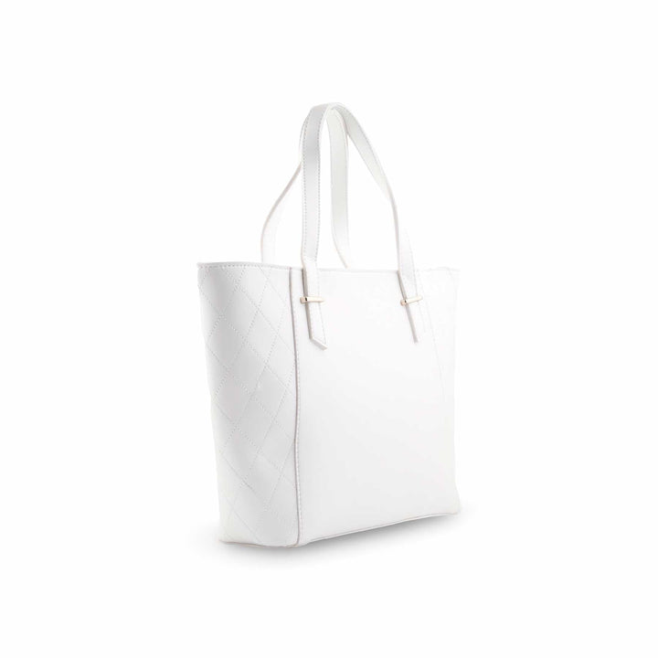 White Casual Shoulder Bag For Women P56250