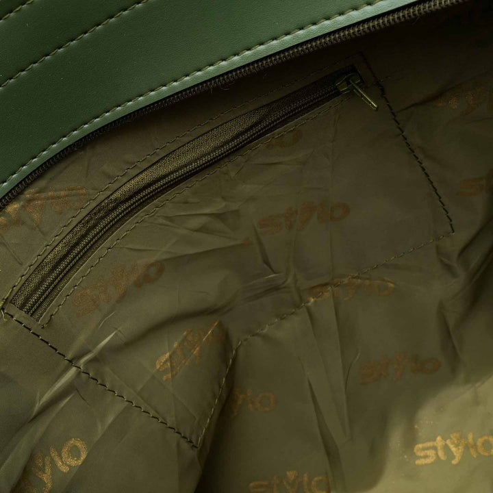 Green Shoulder Bag For Women P56252