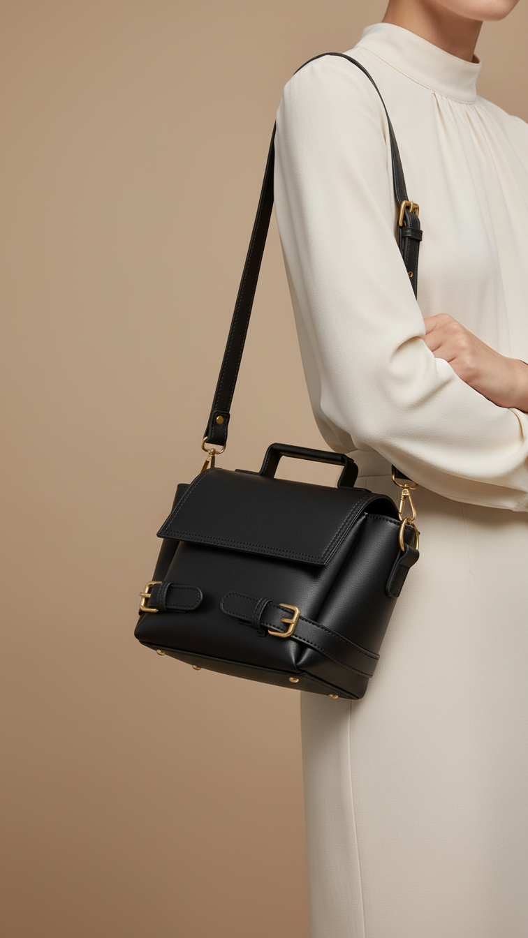 Black Formal Hand Bag For Ladies P56253