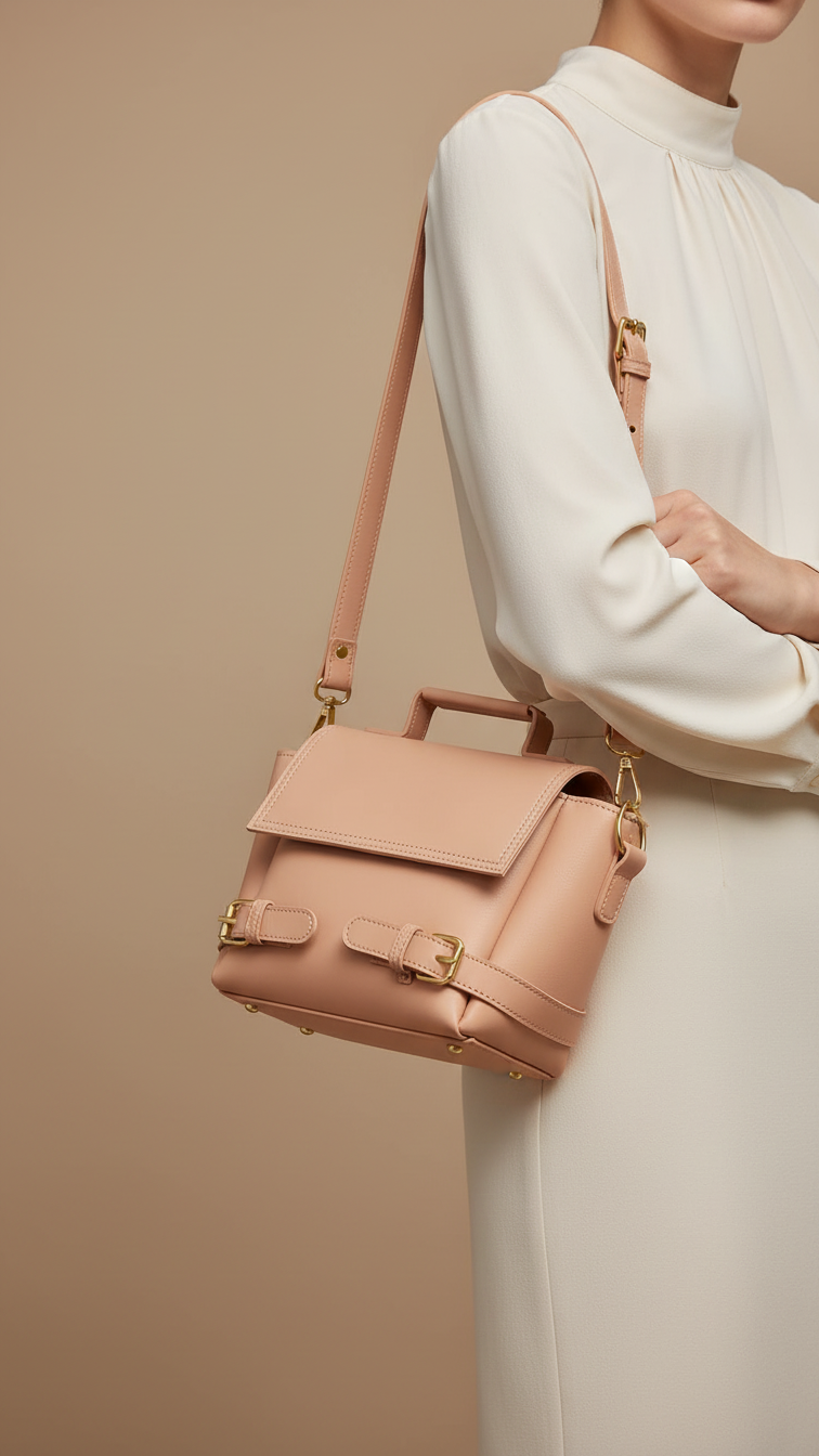 Pink Formal Hand Bag For Ladies P56253