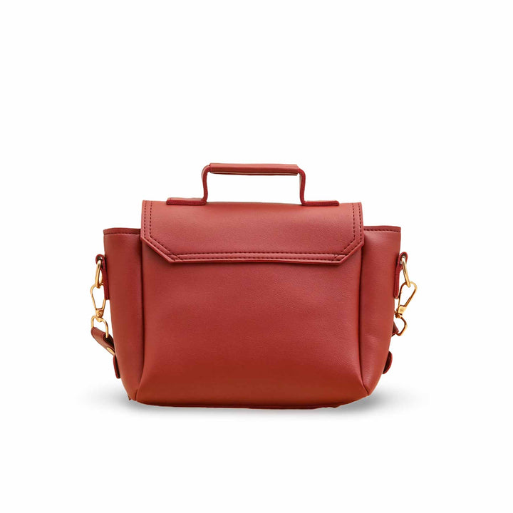 Maroon Formal Hand Bag For Ladies P56253