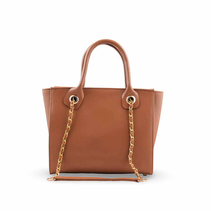 Mustard Formal Hand Bag For Women P56254