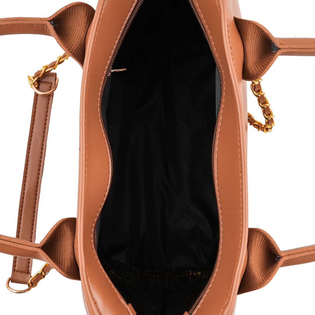 Mustard Formal Hand Bag For Women P56254