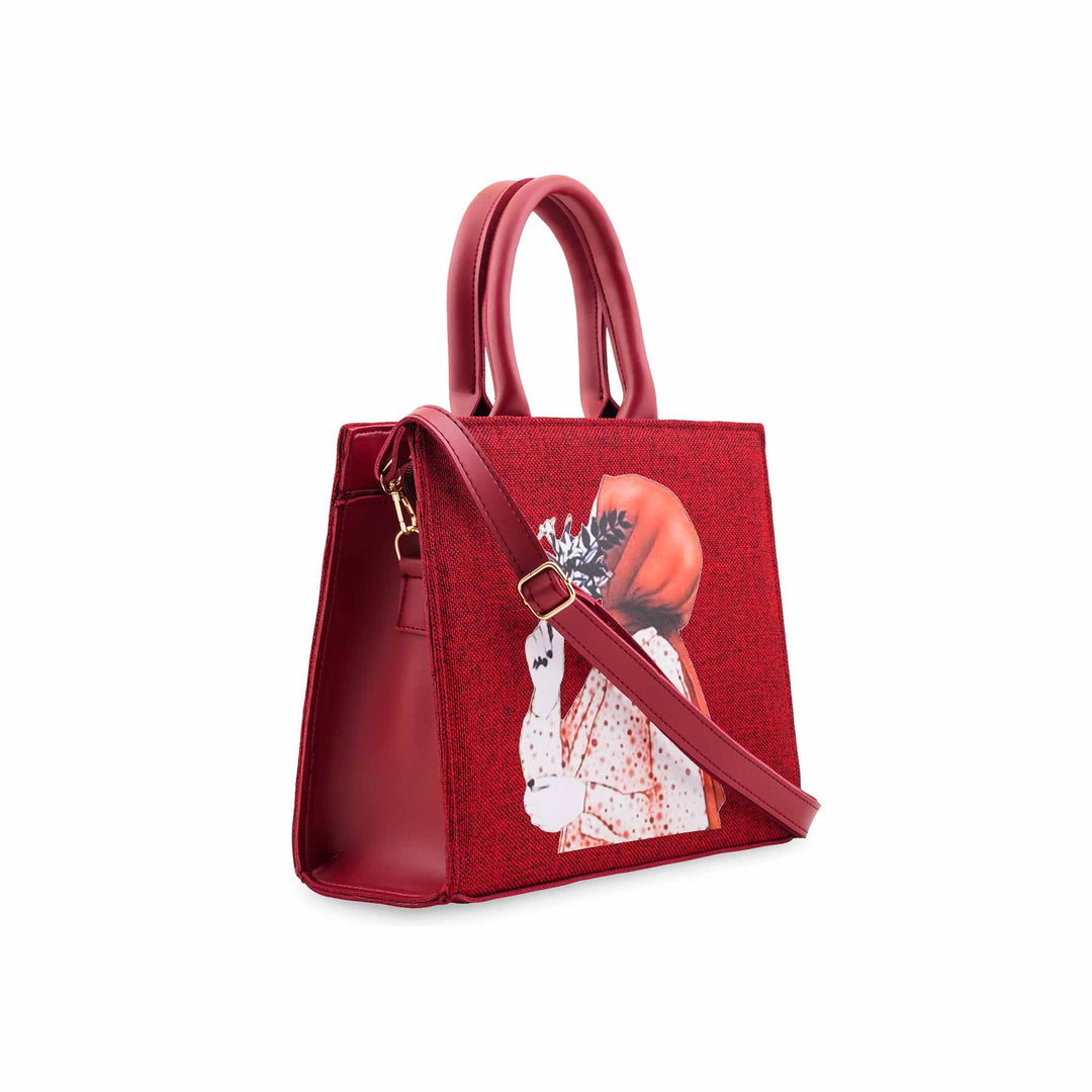 Maroon Casual Shoulder Bag P56255
