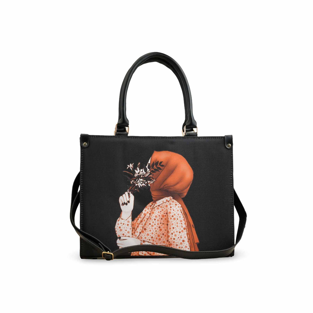 Black Casual Shoulder Bag For Women P56257