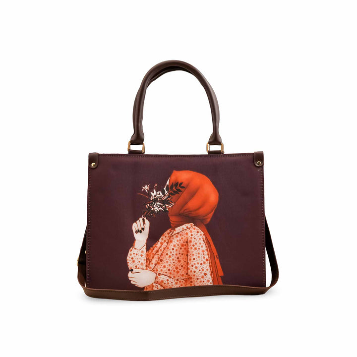 Brown Casual Shoulder Bag For Women P56257