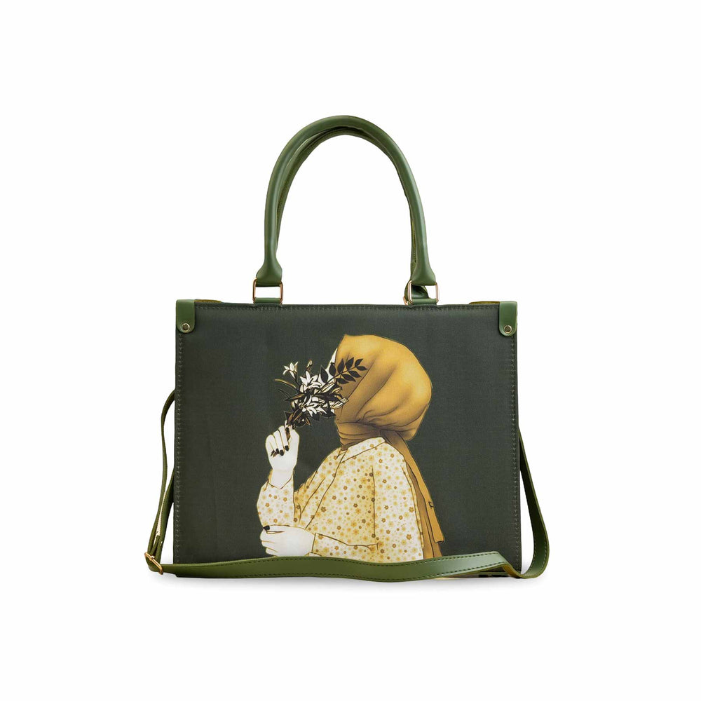 Seagreen Casual Shoulder Bag For Women P56257