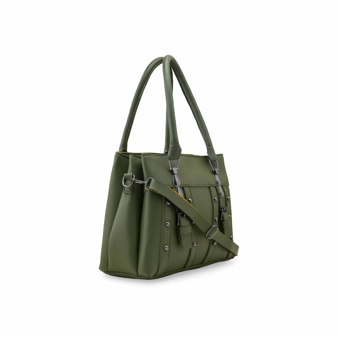 Green Casual Hand Bag For Women P56259