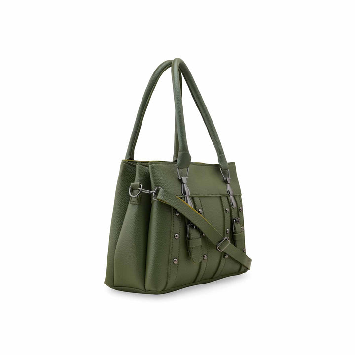 Green Casual Hand Bag For Women P56259