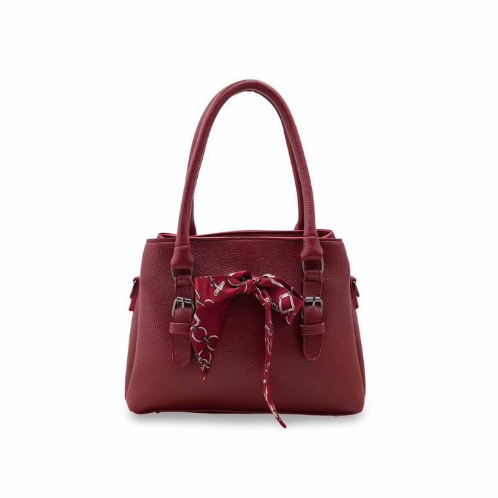Maroon Casual Hand Bag For Women P56260