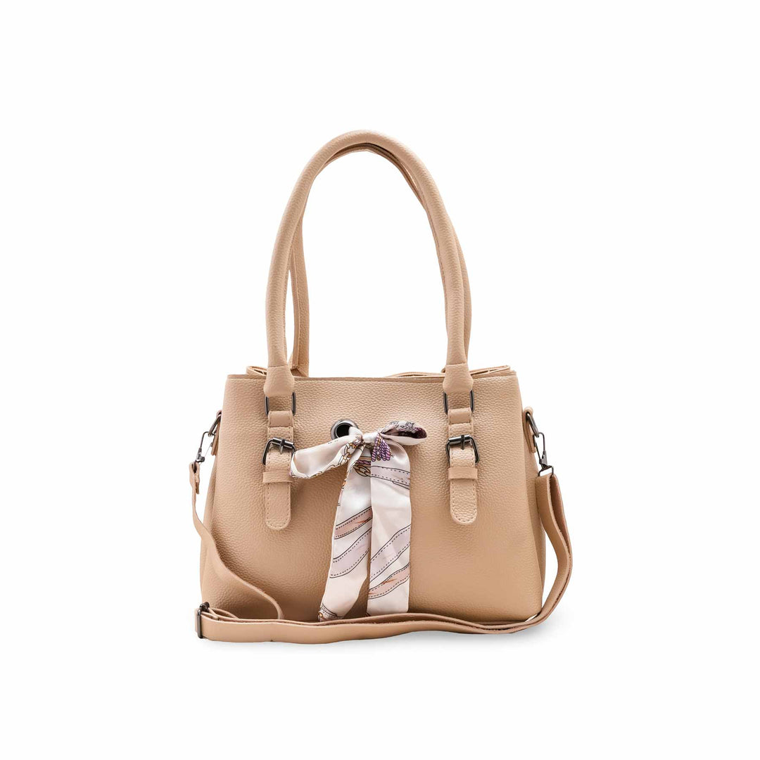 Beige Casual Hand Bag For Women P56260