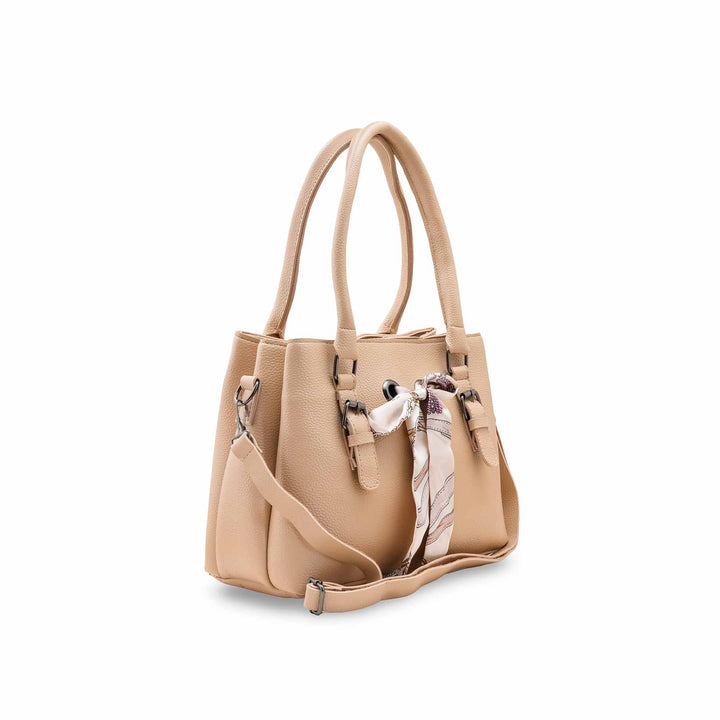 Beige Casual Hand Bag For Women P56260