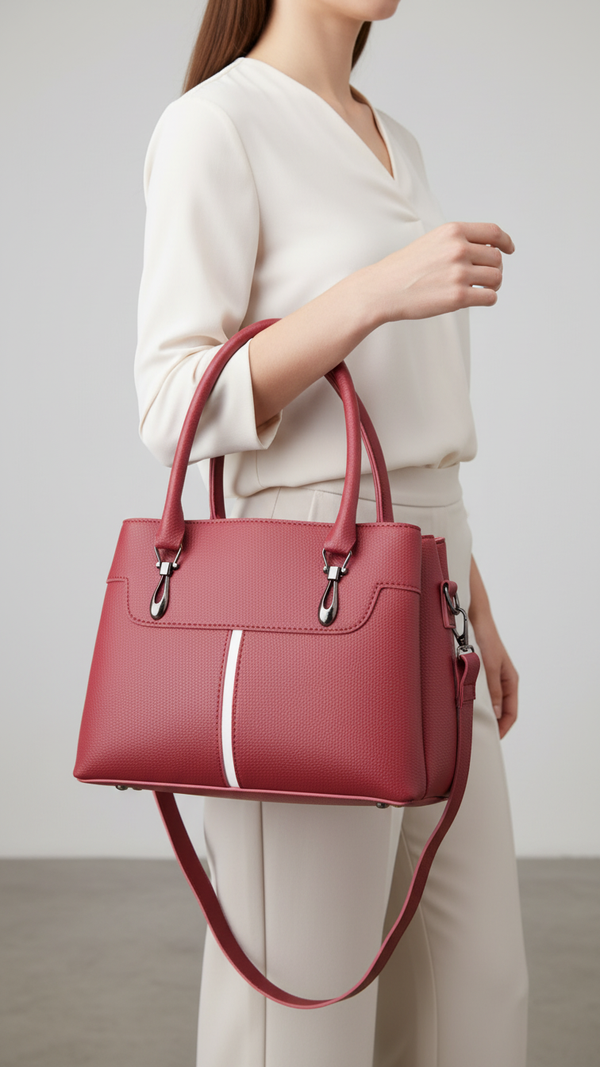 Lilac Casual Hand Bag For Women P56261