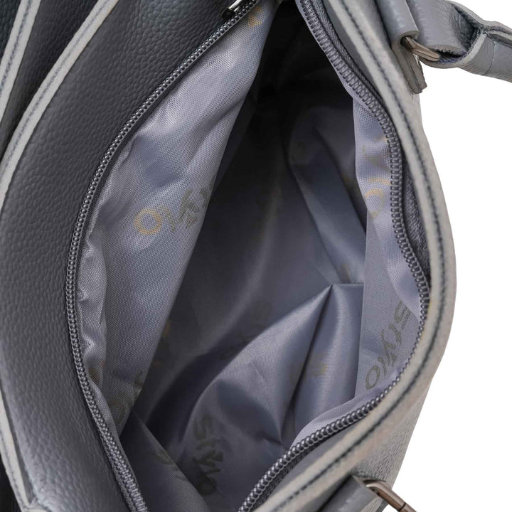 Grey Casual Hand Bag For Women P56261