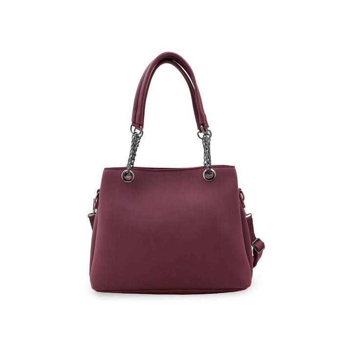 Maroon Casual Hand Bag For Women P56263