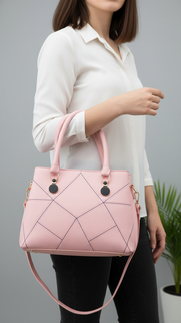 Pink Casual Hand Bag For Women P56264