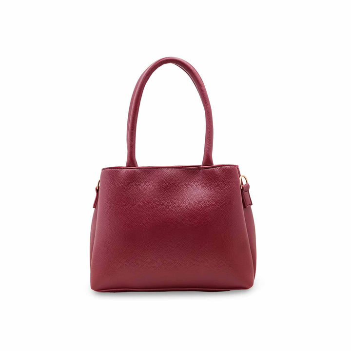 Maroon Casual Hand Bag For Women P56264
