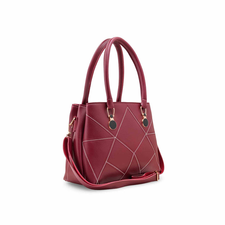 Maroon Casual Hand Bag For Women P56264