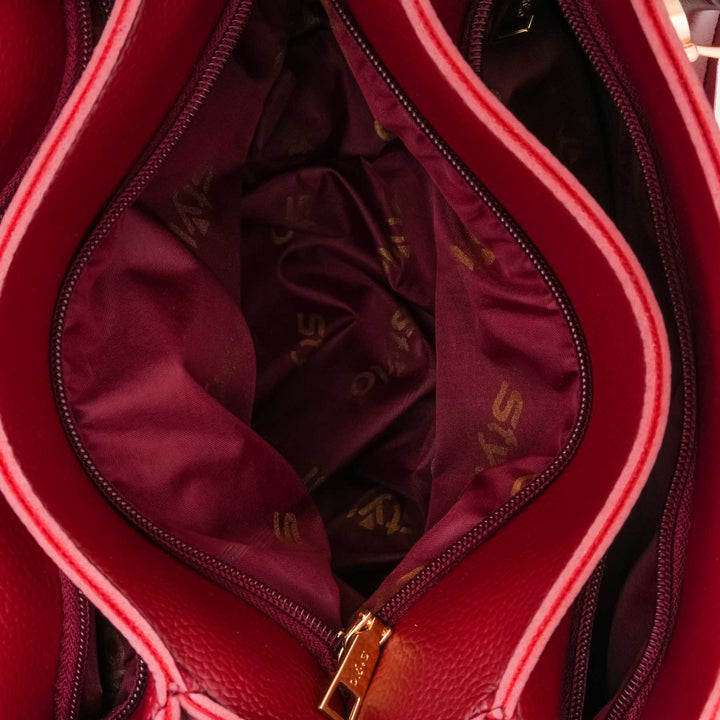 Maroon Casual Hand Bag For Women P56264