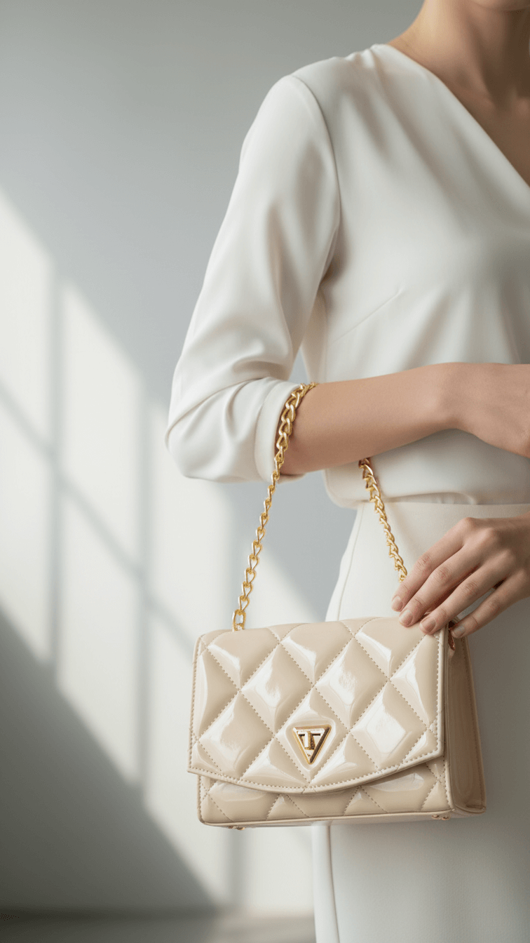 Cream Casual Shoulder Bag For Ladies P56267