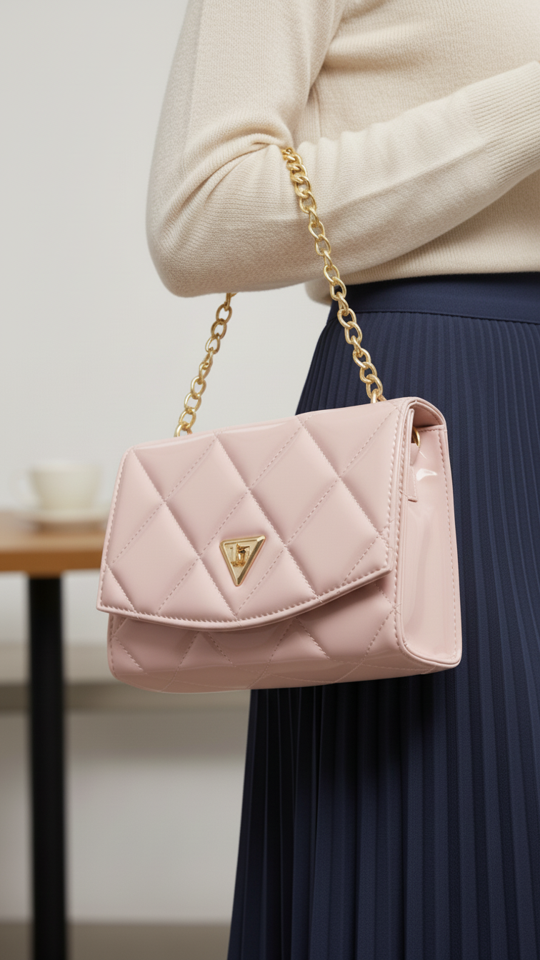 Pink Casual Shoulder Bag For Ladies P56267