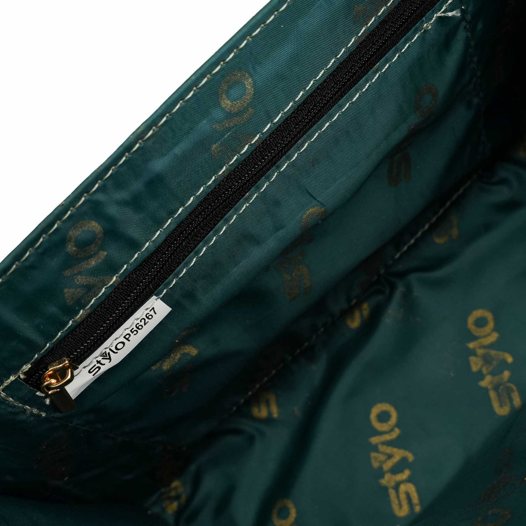 Green Casual Shoulder Bag For Ladies P56267