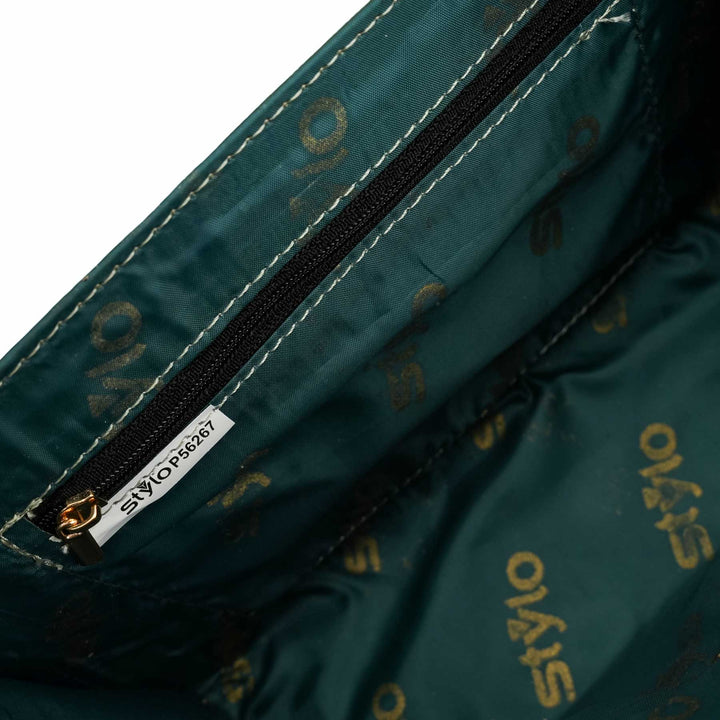 Green Casual Shoulder Bag For Ladies P56267