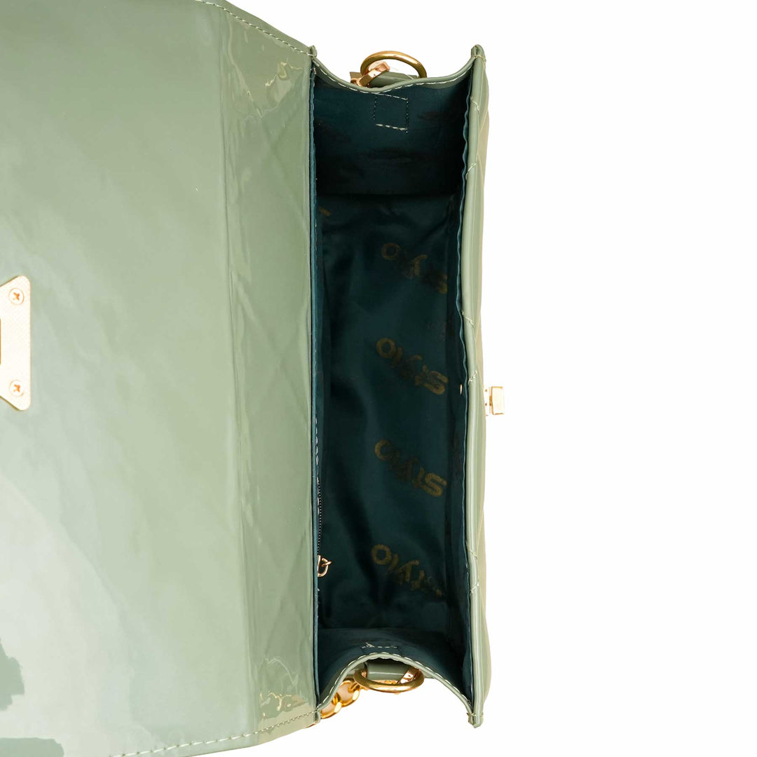 Green Casual Shoulder Bag For Ladies P56267