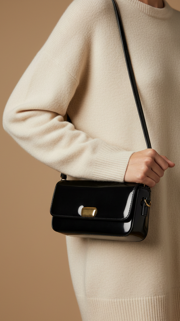 Black Casual Shoulder Bag For Women P56269