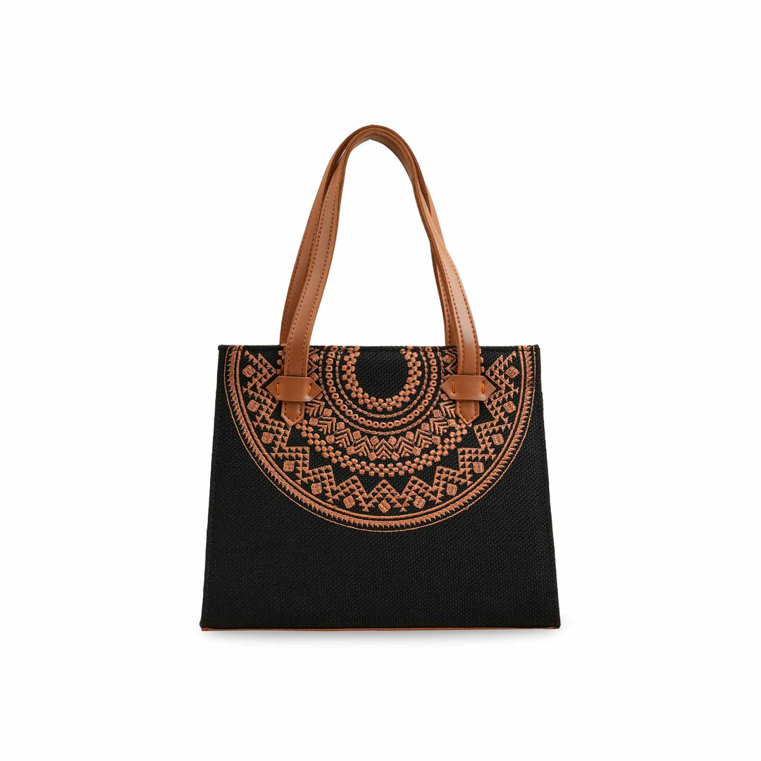 Black Casual Hand Bag For Ladies P56272