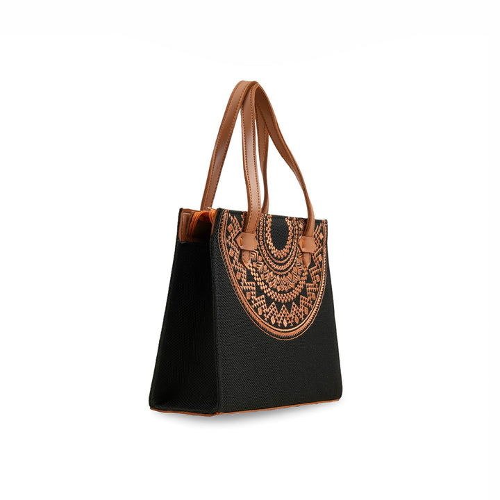 Black Casual Hand Bag For Ladies P56272