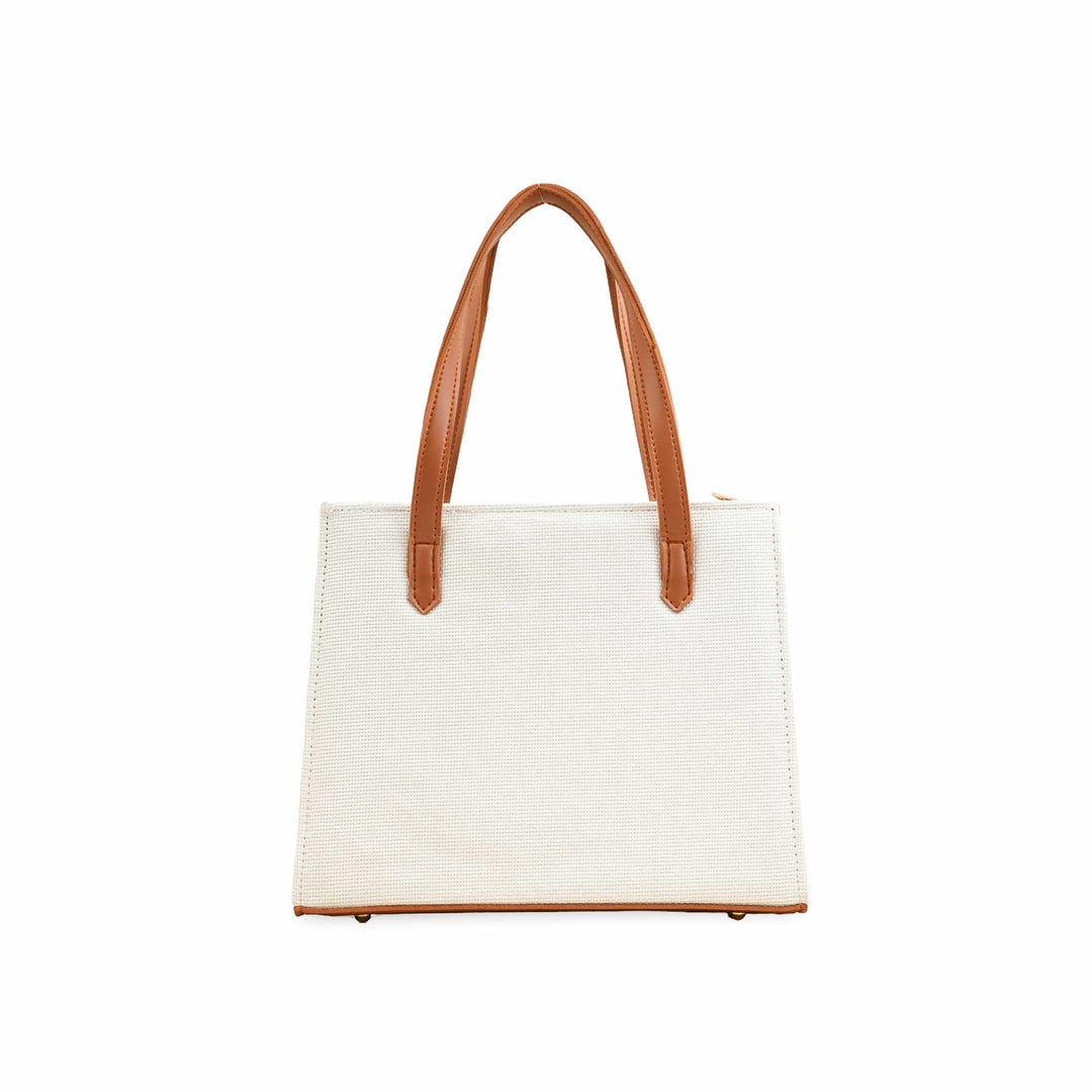 White Casual Hand Bag For Women P56272