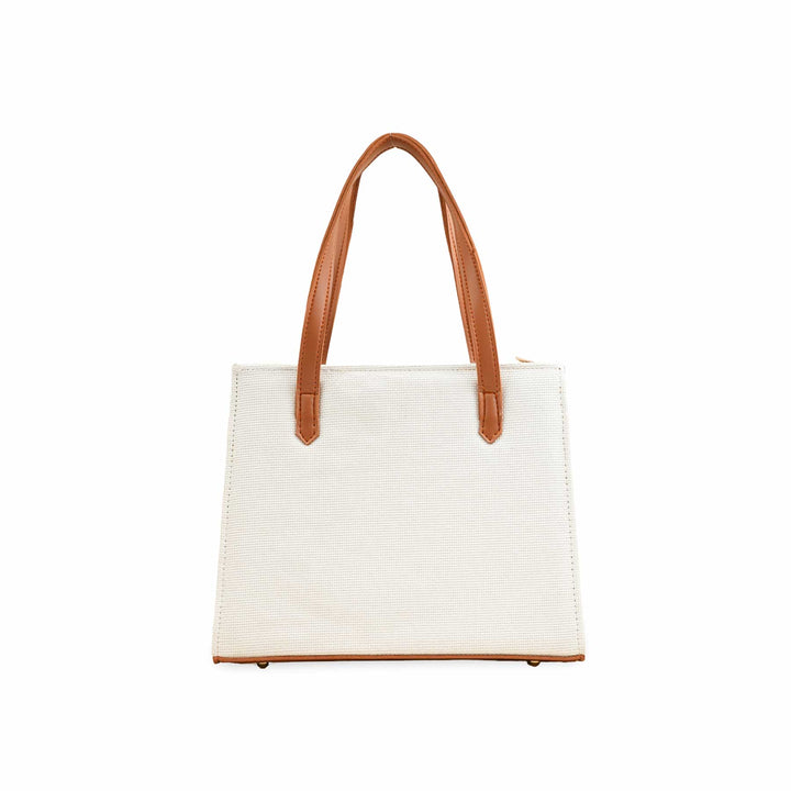 White Casual Hand Bag For Women P56272