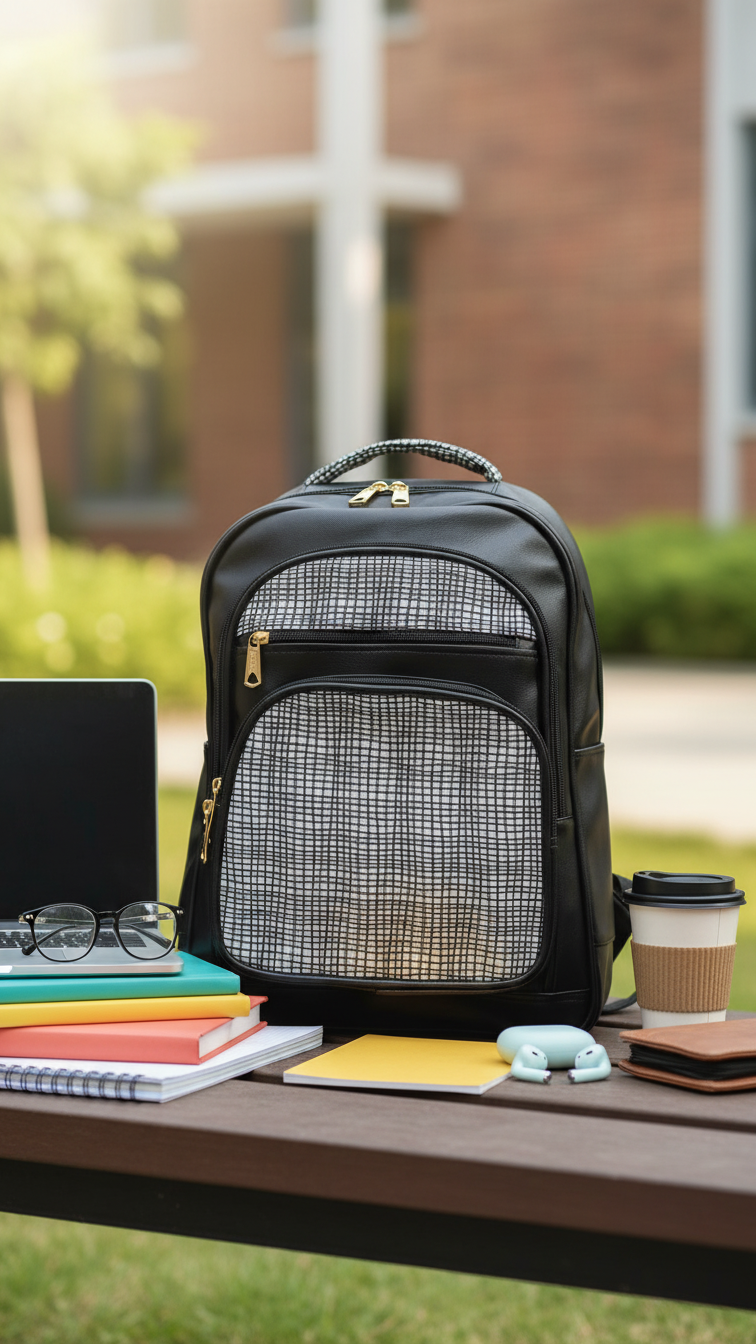 Blkwht Casual Backpack For Women P56273