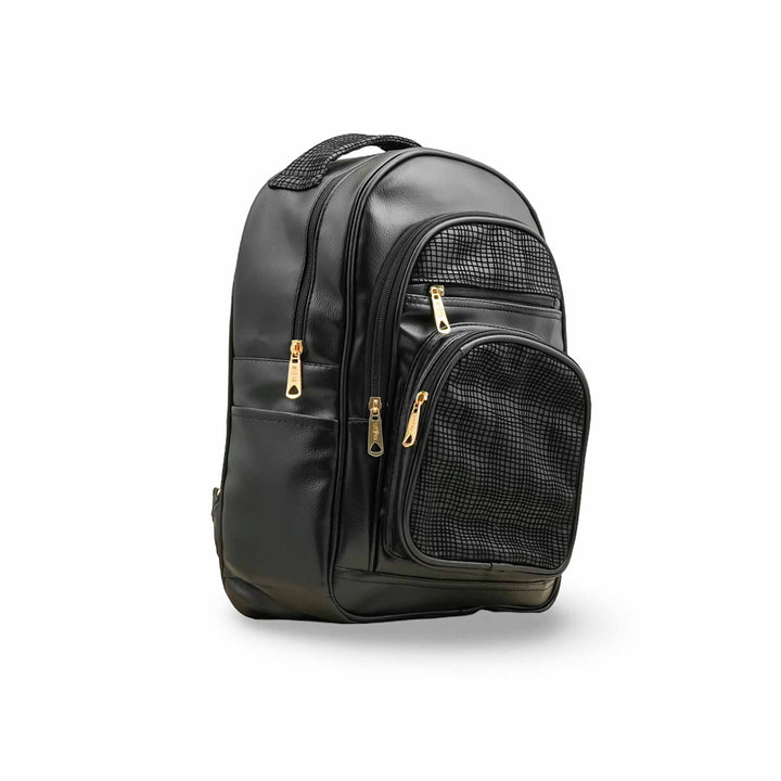 Black Casual Backpack For Women P56273