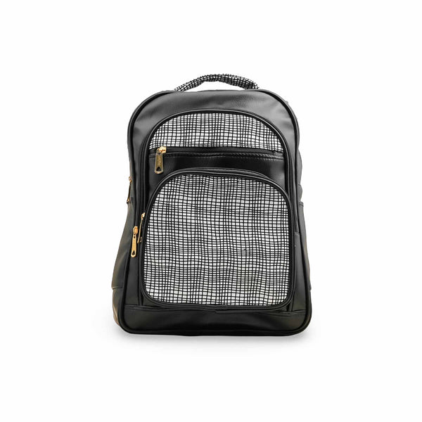 Blkwht Casual Backpack For Women P56273