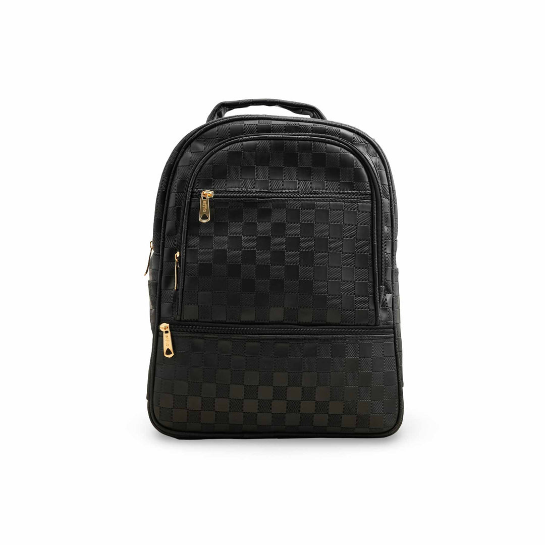 Black Casual Backpack P56274
