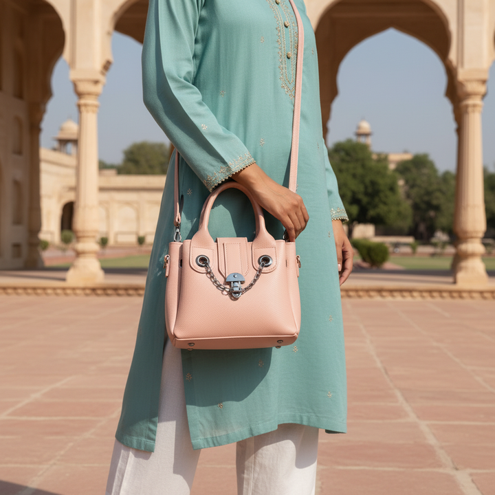 Pink Casual Hand Bag For Women P56284