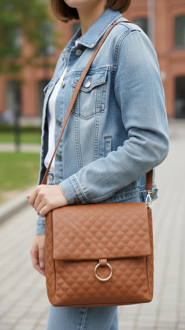 Mustard Casual Shoulder Bag For Women P56285