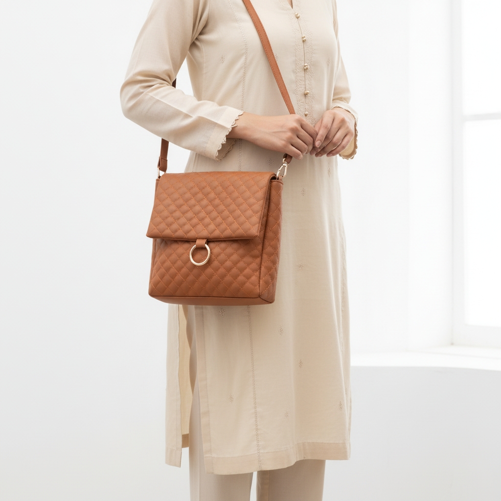 Mustard Casual Shoulder Bag For Women P56285