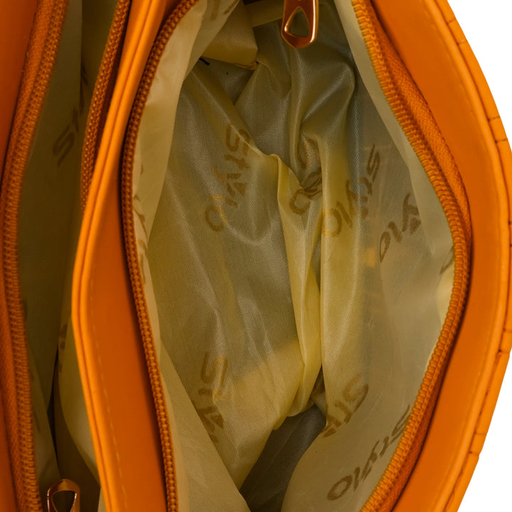 Yellow Casual Shoulder Bag For Women P56286