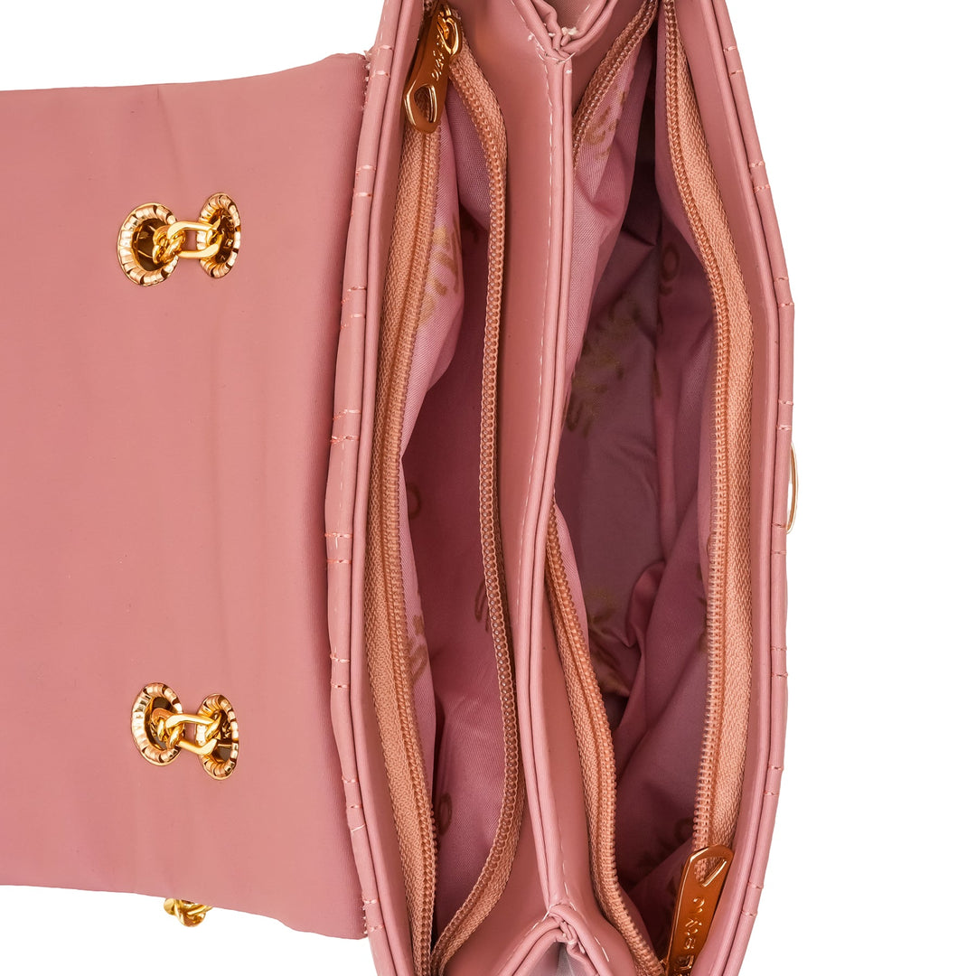 Peach Casual Shoulder Bag For Women P56286