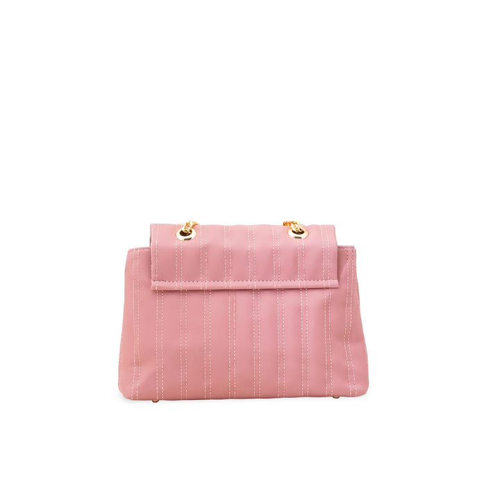Peach Casual Shoulder Bag For Women P56286